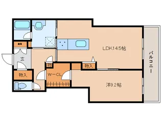 奈良県奈良市杉ヶ町【マンション】の間取り