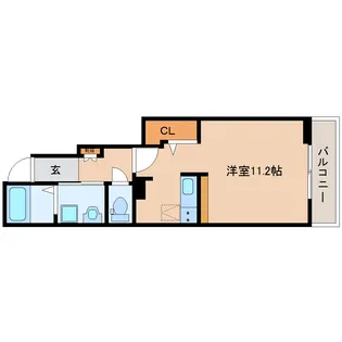 奈良県大和郡山市柳町【アパート】の間取り