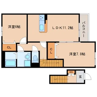 ネオステージ【2階】の間取り