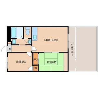 奈良県磯城郡田原本町大字秦庄【マンション】の間取り
