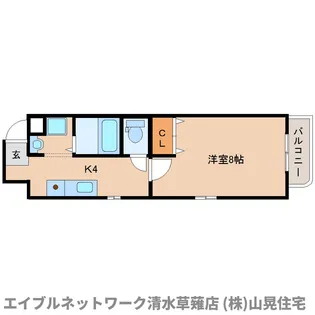 静岡県静岡市清水区馬走北【マンション】の間取り