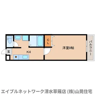 静岡県静岡市清水区馬走北【マンション】の間取り