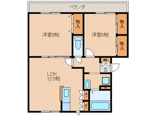 ビスタコート【2階】の間取り