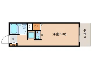 アルベージュ奈良町【1階】の間取り