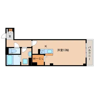 GrandirNARA(グランディールナラ)【203号室】の間取り