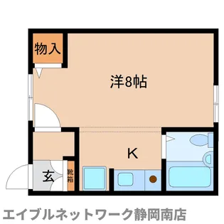 コーポ前田【206号室】の間取り