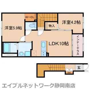ソアール小土【2階】の間取り