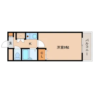 プランドール三条【4階】の間取り