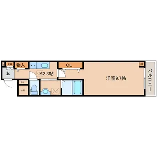 奈良県奈良市大森西町【アパート】の間取り