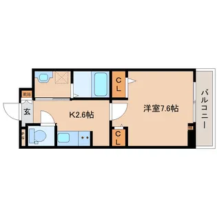 奈良県奈良市大森西町【アパート】の間取り