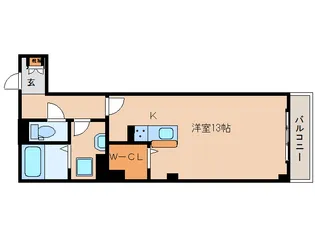 GrandirNARA(グランディールナラ)【5階】の間取り