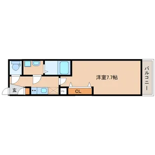 奈良県奈良市富雄元町4丁目【アパート】の間取り