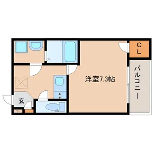 奈良県奈良市富雄元町4丁目【アパート】の間取り