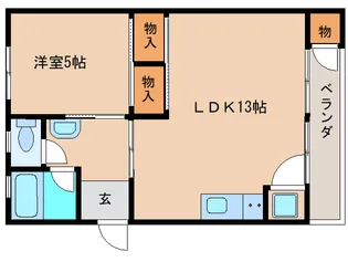奈良県奈良市学園南3丁目【マンション】の間取り