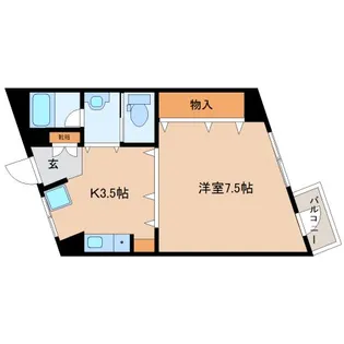 奈良県北葛城郡王寺町本町1丁目【マンション】の間取り