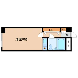 奈良県奈良市角振町【マンション】の間取り