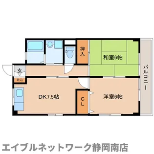 ロイヤルハイツ馬渕【1階】の間取り