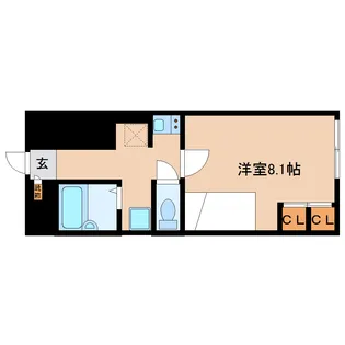 奈良県大和郡山市新町【アパート】の間取り