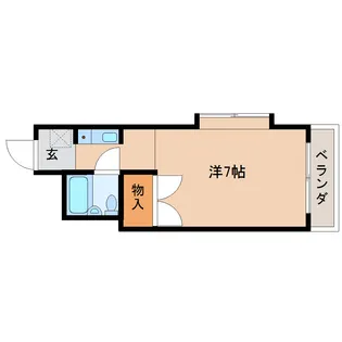 静岡県静岡市清水区草薙1丁目【マンション】の間取り