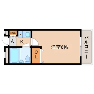 コーポ三和新大宮Ⅱ号館【3階】の間取り