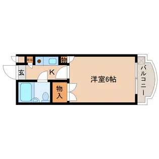 奈良県奈良市三条栄町【マンション】の間取り