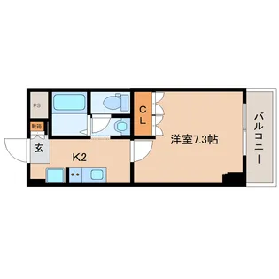 奈良県奈良市大宮町3丁目【マンション】の間取り