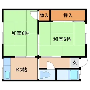 三笠荘B棟【1階】の間取り