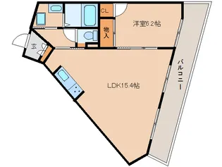 奈良県奈良市富雄元町1丁目【マンション】の間取り