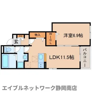ダブル・クエストⅠ【1階】の間取り
