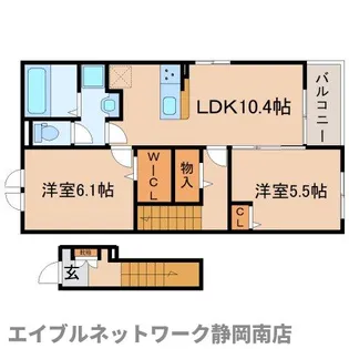 ダブル・クエストⅡ【2階】の間取り