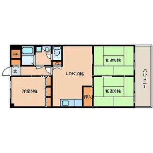 奈良県生駒市小平尾町【マンション】の間取り