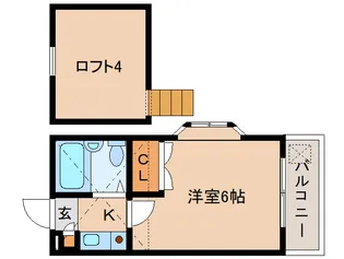 奈良県奈良市西大寺野神町2丁目【アパート】の間取り