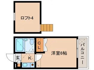 奈良県奈良市西大寺野神町2丁目【アパート】の間取り