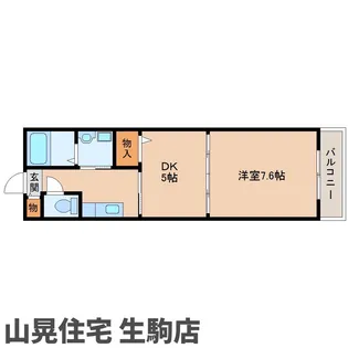 奈良県生駒市小瀬町【マンション】の間取り