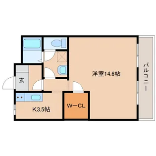 奈良県奈良市大宮町6丁目【マンション】の間取り