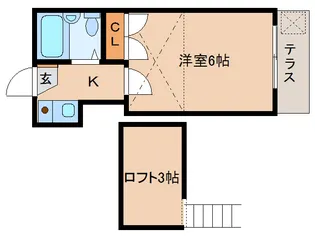 マーキュリーⅡ【1階】の間取り