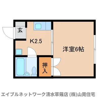 静岡県静岡市清水区谷田【アパート】の間取り