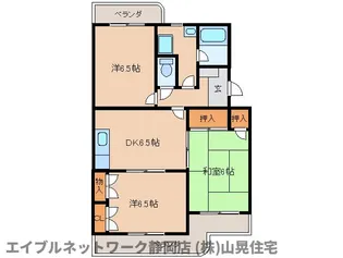 静岡県静岡市葵区羽鳥5丁目【マンション】の間取り