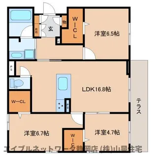 静岡県静岡市葵区安東2丁目【マンション】の間取り
