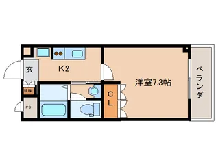 奈良県奈良市大宮町3丁目【マンション】の間取り
