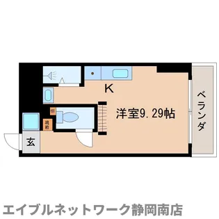 ラフォーレ清春【305号室】の間取り