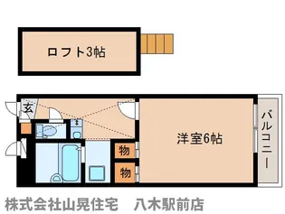 奈良県橿原市今井町3丁目【アパート】の間取り
