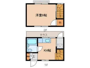奈良県奈良市押小路町【アパート】の間取り