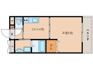 ベルドミール【2階】の間取り