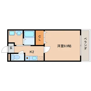 奈良県生駒市辻町【マンション】の間取り