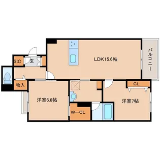 奈良県奈良市三条宮前町【マンション】の間取り