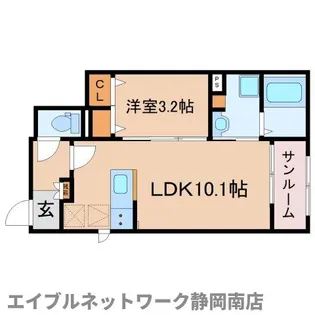 カリーナルナ【1階】の間取り