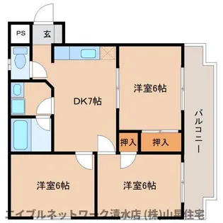静岡県静岡市清水区春日1丁目【マンション】の間取り