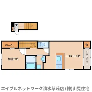 静岡県静岡市清水区草薙杉道2丁目【アパート】の間取り
