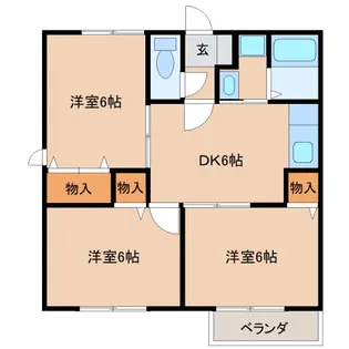 プレミール加茂A【2階】の間取り